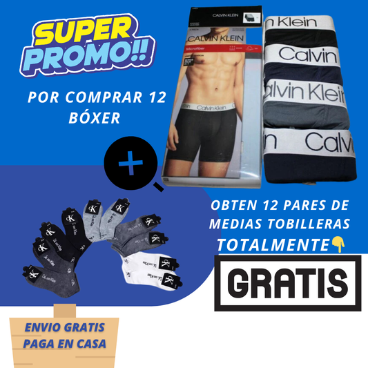 12 BOXER DE HOMBRE " los de tu día a día"